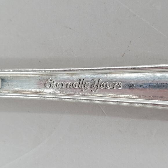 Rogers Brothers Silver Plate Eternally Yours Coquette 4 Teaspoons 2 - Picture 4 of 10
